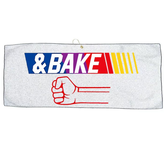 Dad Matching Shake And Bake Bake Large Microfiber Waffle Golf Towel