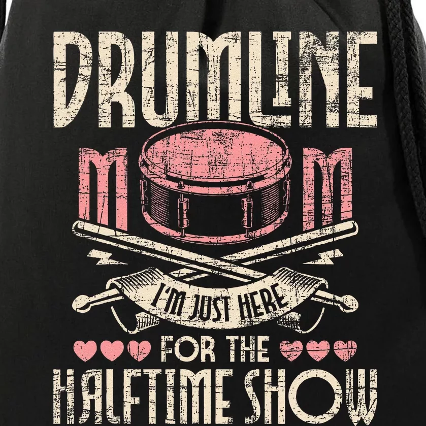 Drumline Mom Snare Drum Drummer Marching Band Drumming Drawstring Bag