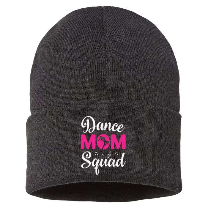 Dance Mom Squad Dance Mom Mothers Day Sustainable Knit Beanie