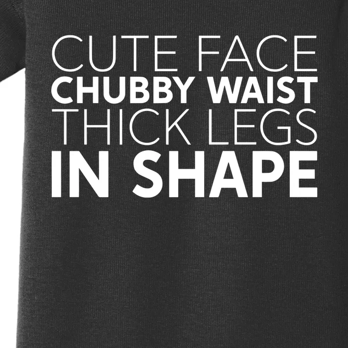 Dr. Marcus Shepard Wearing Cute Face Chubby Waist Thick Legs In Shape Baby Bodysuit