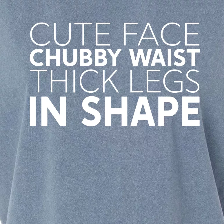 Dr. Marcus Shepard Wearing Cute Face Chubby Waist Thick Legs In Shape Garment-Dyed Women's Muscle Tee