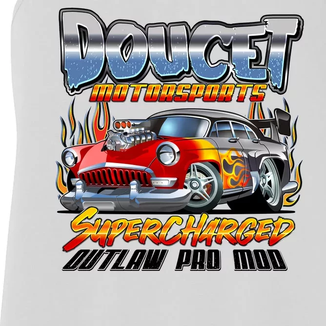 Doucet Motorsport Supercharged Outlaw Pro Mod Women's Racerback Tank