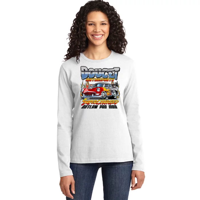 Doucet Motorsport Supercharged Outlaw Pro Mod Ladies Long Sleeve Shirt