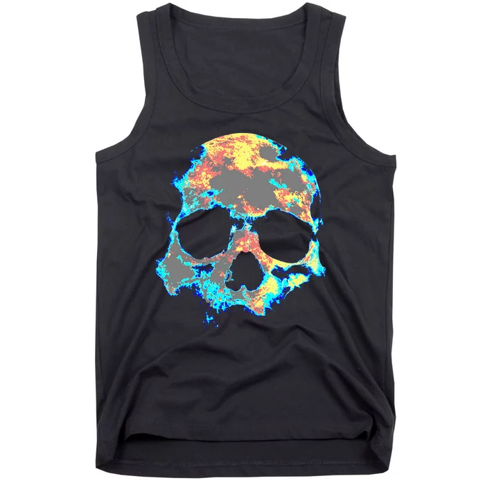 Dead ManS Skull Death Skeleton Head Bones Cool Skulls Gifts Tank Top