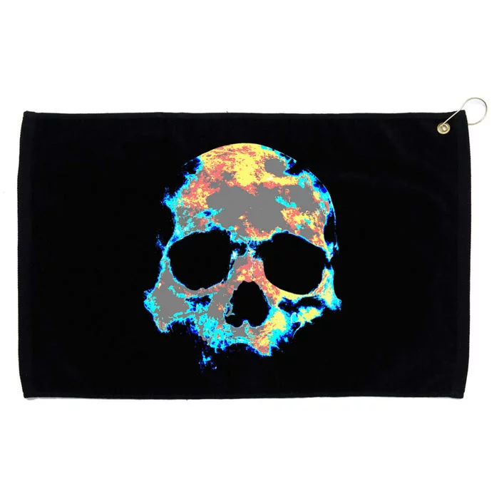 Dead ManS Skull Death Skeleton Head Bones Cool Skulls Gifts Grommeted Golf Towel