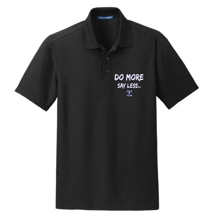 Do More Say Less Dry Zone Grid Performance Polo