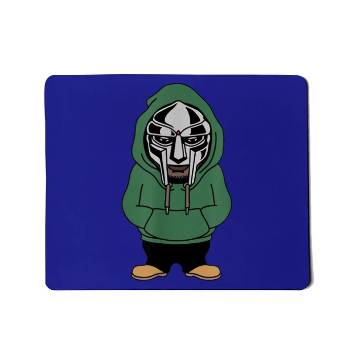 Doom Mask Super Villain All Caps Rap Mousepad