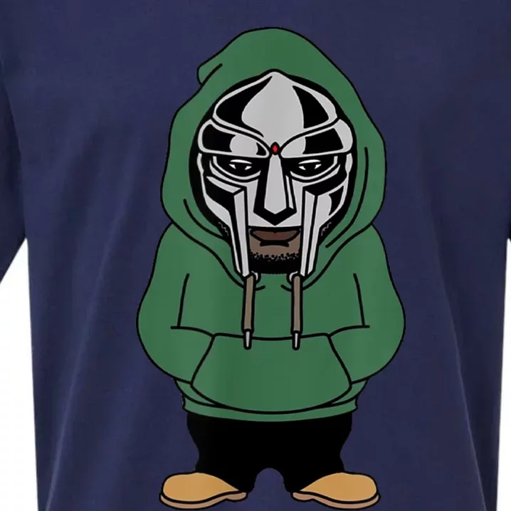 Doom Mask Super Villain All Caps Rap Sueded Cloud Jersey T-Shirt