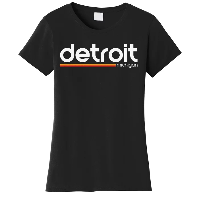 Detroit Michigan Souvenir Vintage Michigan Detroit Women's T-Shirt