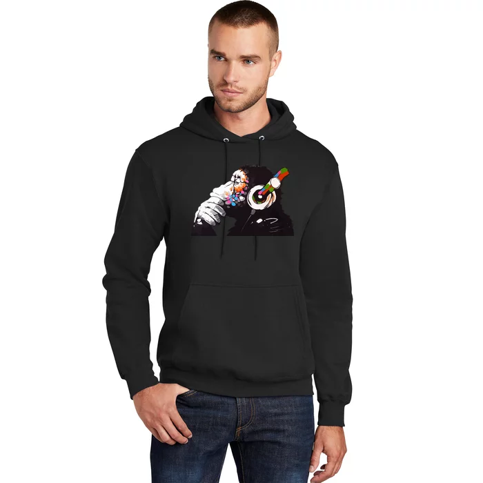 Dj Monkey Thinker Hoodie