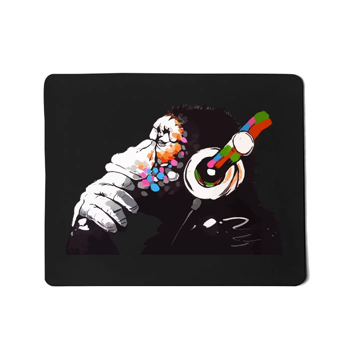 Dj Monkey Thinker Mousepad