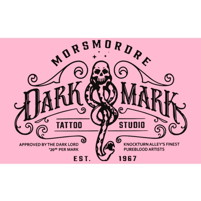 Dark Mark Tattoo Studio Bumper Sticker