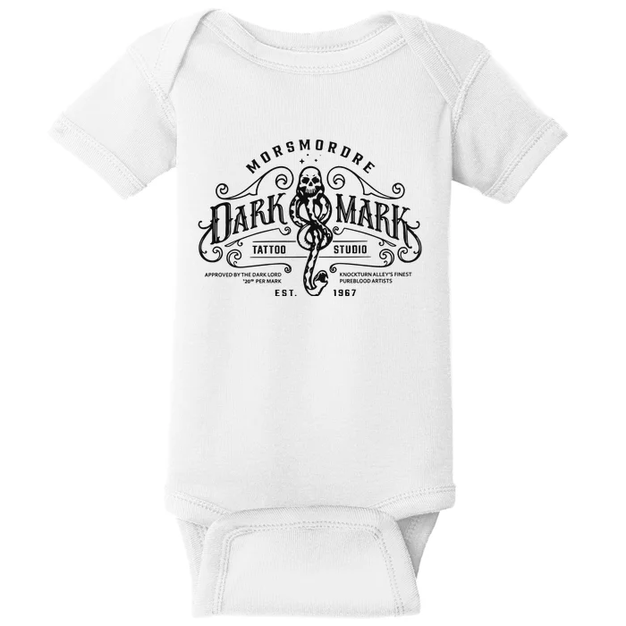 Dark Mark Tattoo Studio Baby Bodysuit