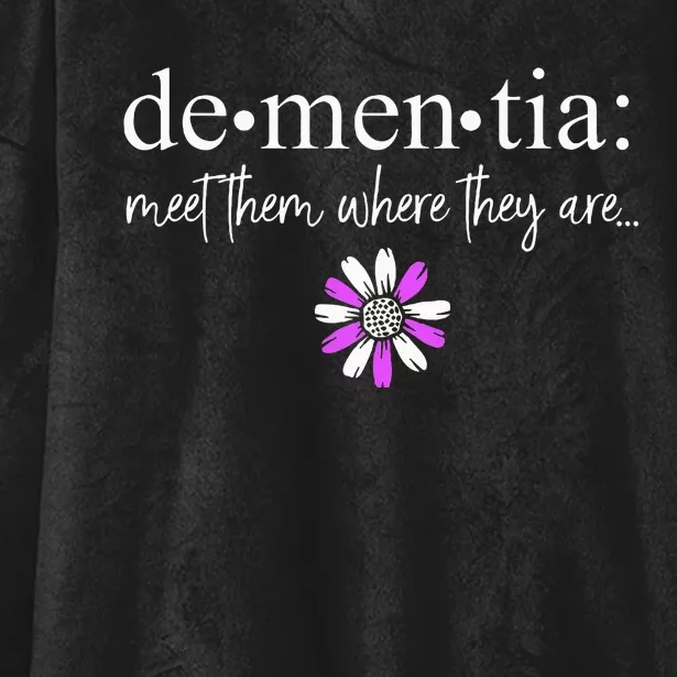 Dementia Meet Them Where They Are AlzheimerS Hooded Wearable Blanket