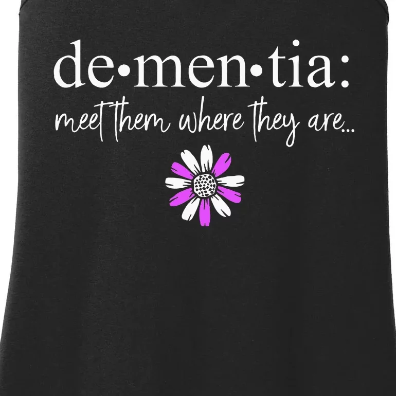 Dementia Meet Them Where They Are AlzheimerS Ladies Essential Tank