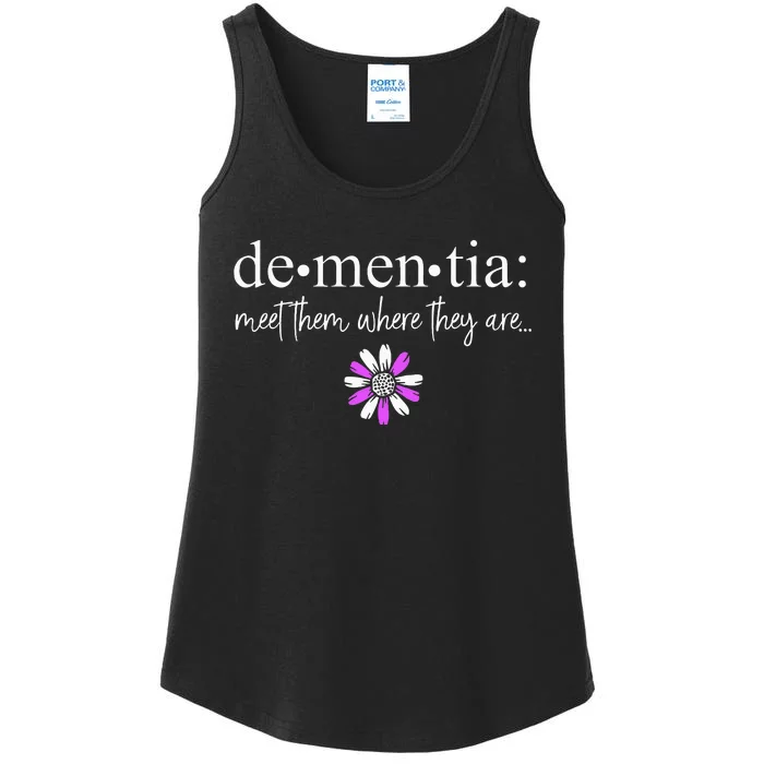 Dementia Meet Them Where They Are AlzheimerS Ladies Essential Tank