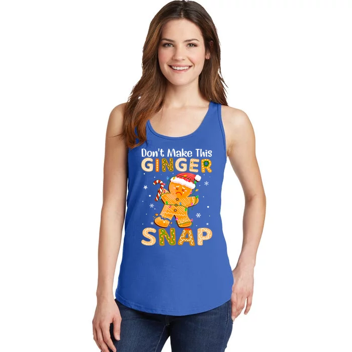 DonT Make This Ginger Snap Redhead For Christmas Gift Ladies Essential Tank