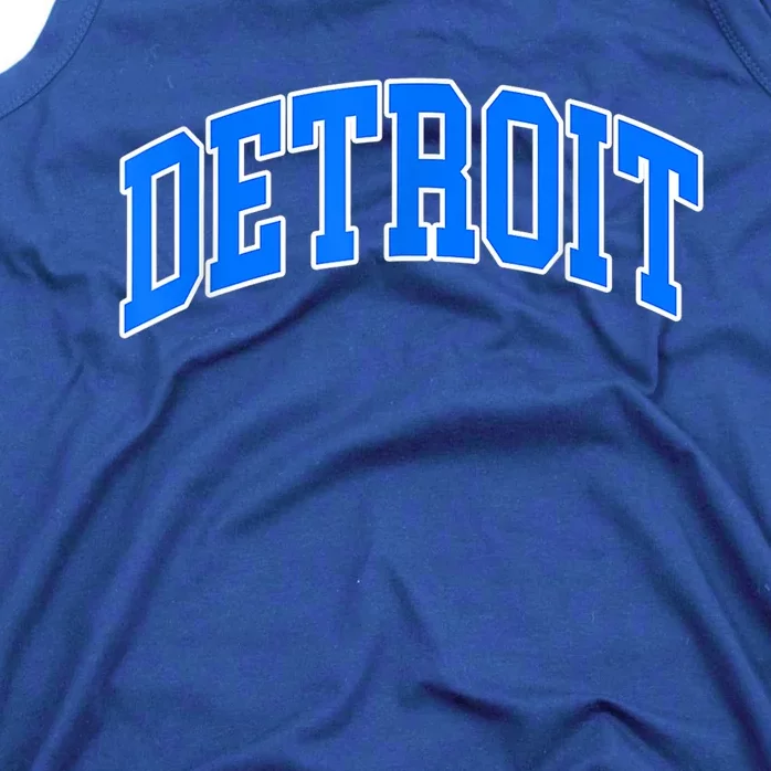 Detroit Michigan Throwback Design Classic Tank Top