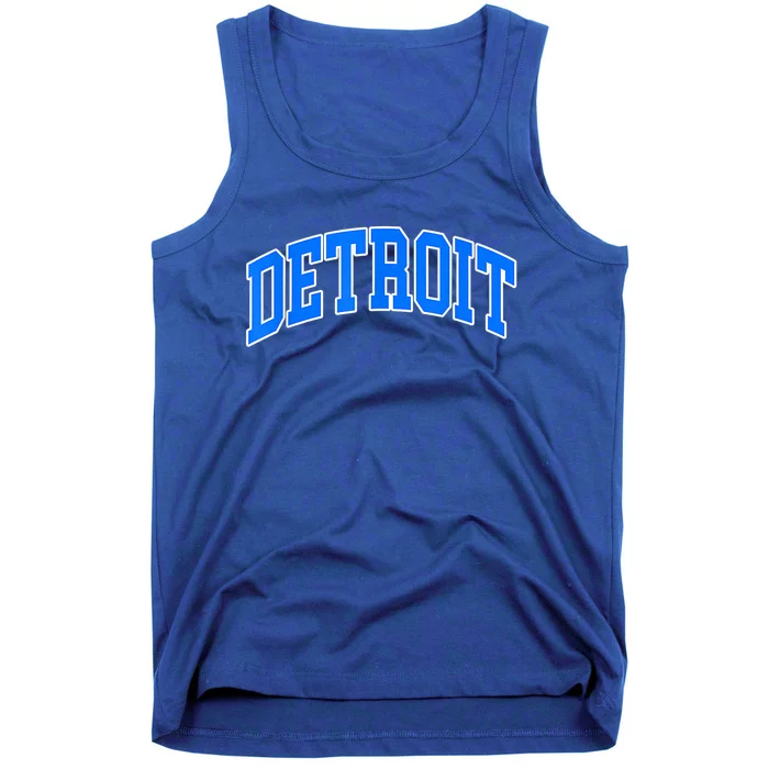 Detroit Michigan Throwback Design Classic Tank Top