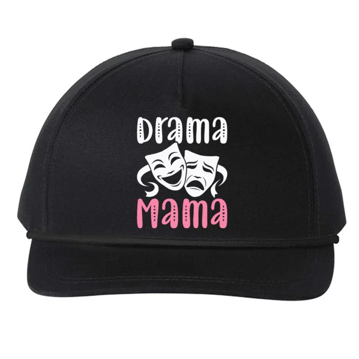 Drama Mama Theater Artist Drama Play Theater Mom Snapback Five-Panel Rope Hat