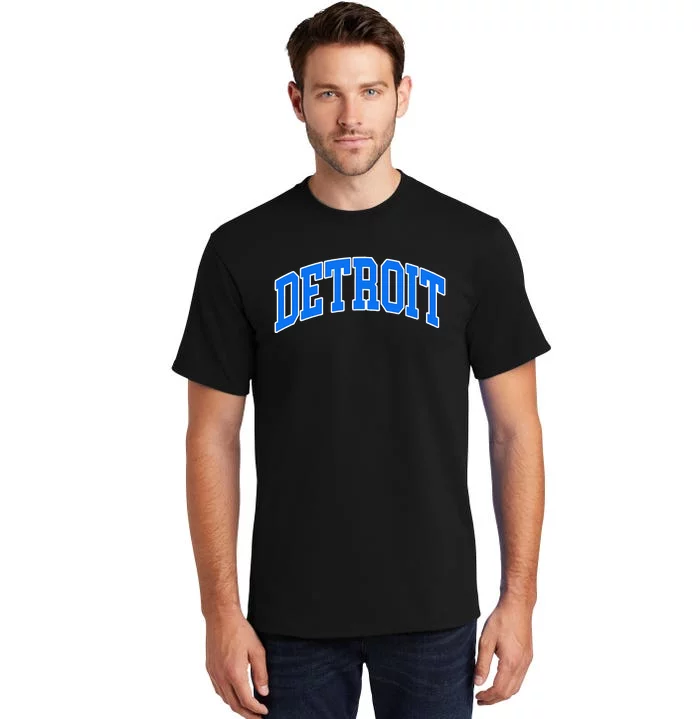 Detroit Michigan Throwback Design Classic Tall T-Shirt