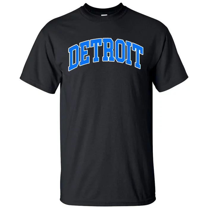 Detroit Michigan Throwback Design Classic Tall T-Shirt