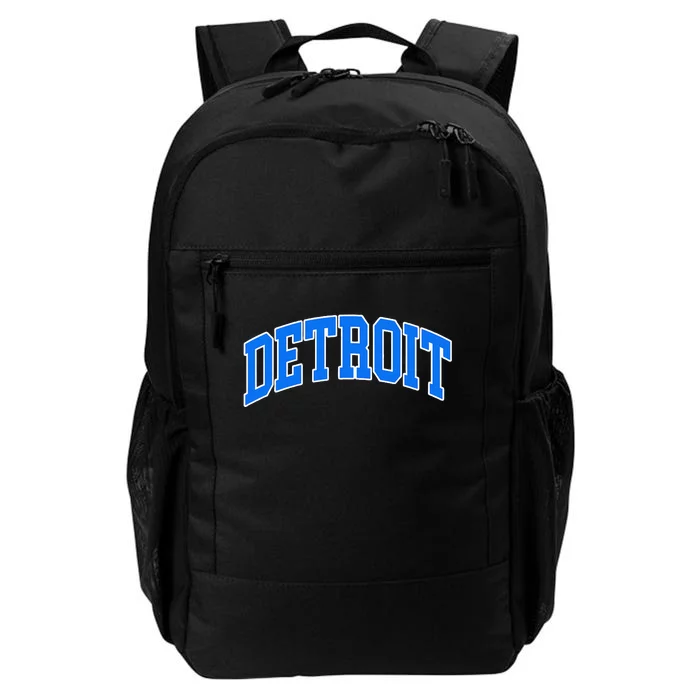 Detroit Michigan Throwback Design Classic Daily Commute Backpack