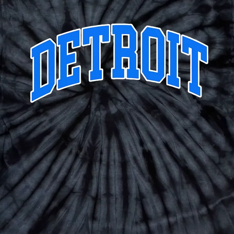 Detroit Michigan Throwback Design Classic Tie-Dye T-Shirt