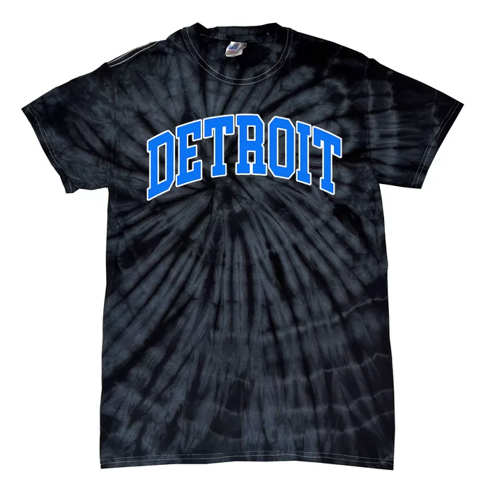 Detroit Michigan Throwback Design Classic Tie-Dye T-Shirt