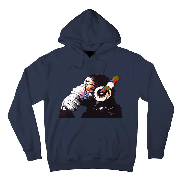 Dj Monkey Thinker Hoodie