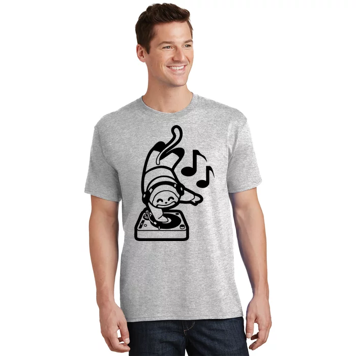 Dj Monkey Turntable Cartoon T-Shirt