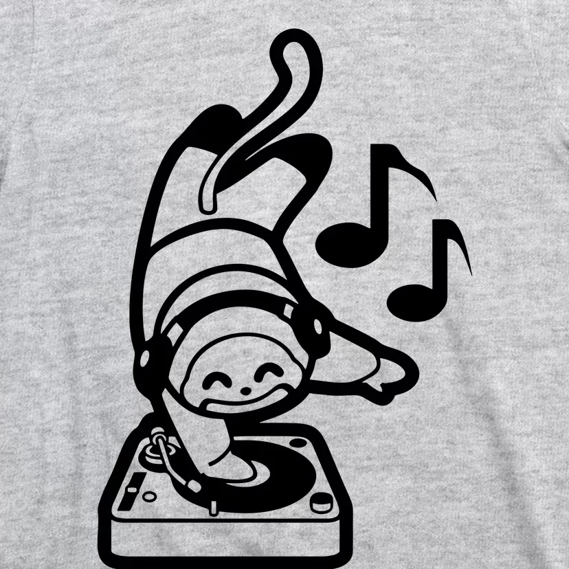 Dj Monkey Turntable Cartoon T-Shirt