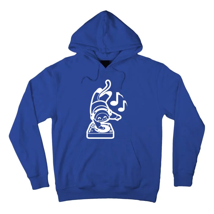 Dj Monkey Turntable Cartoon Tall Hoodie