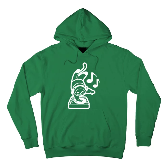 Dj Monkey Turntable Cartoon Hoodie