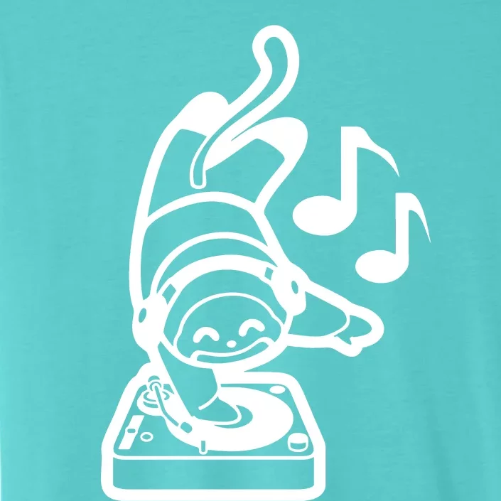 Dj Monkey Turntable Cartoon ChromaSoft Performance T-Shirt