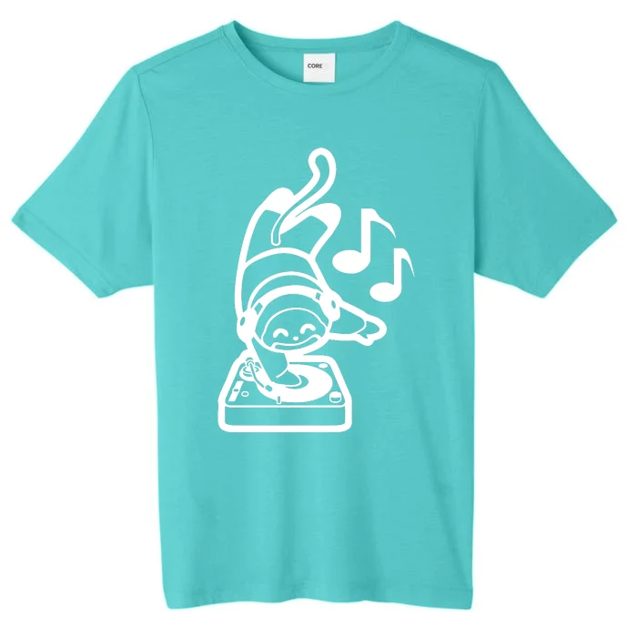 Dj Monkey Turntable Cartoon ChromaSoft Performance T-Shirt