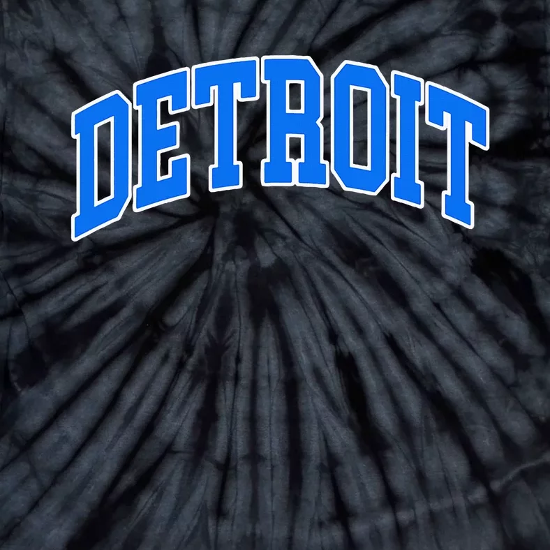 Detroit Michigan Throwback Design Print Classic Tie-Dye T-Shirt