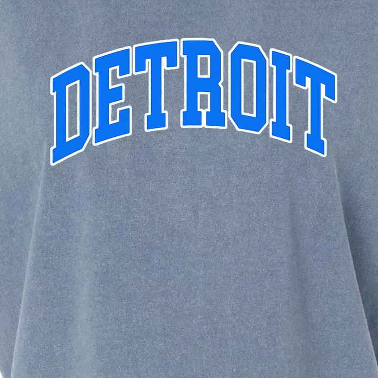 Detroit Michigan Throwback Design Print Classic Garment-Dyed Women's Muscle Tee