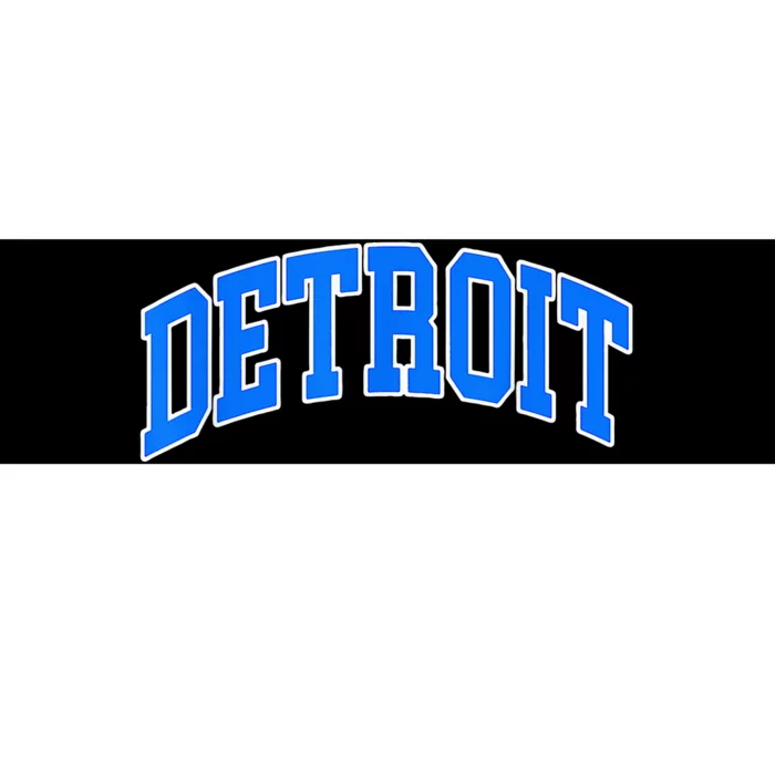 Detroit  Michigan Throwback Design Classic Bumper Sticker