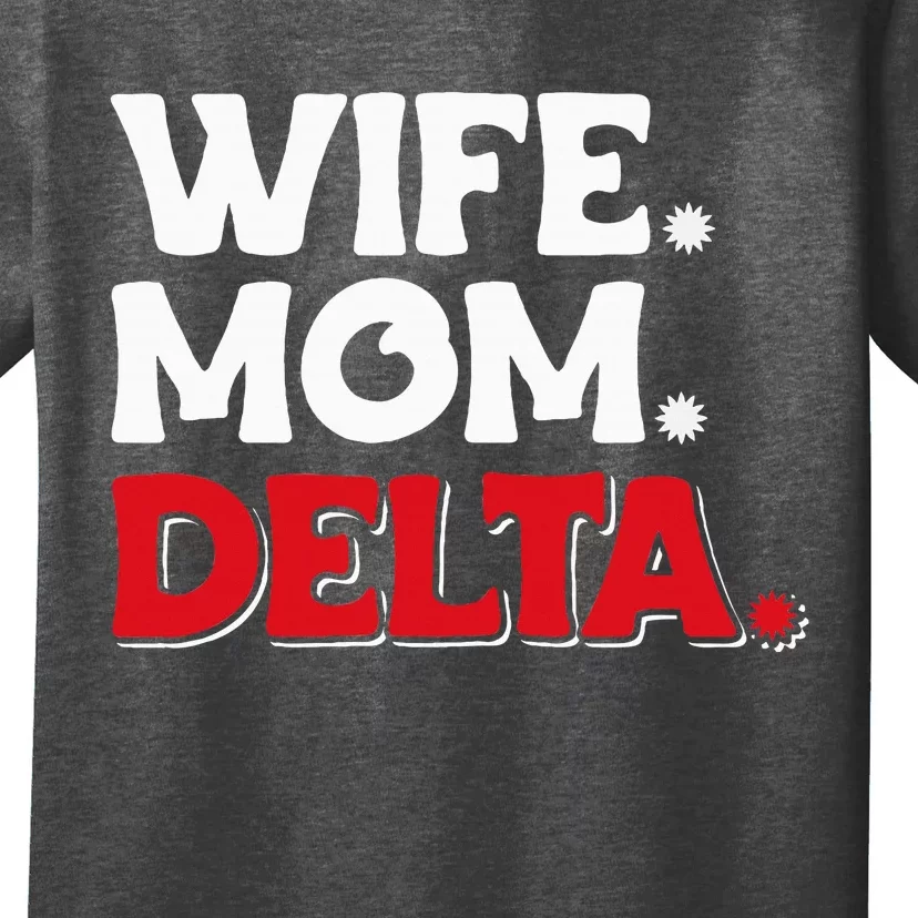 Delta Mom University Sister College Sorority Mom T-Shirt