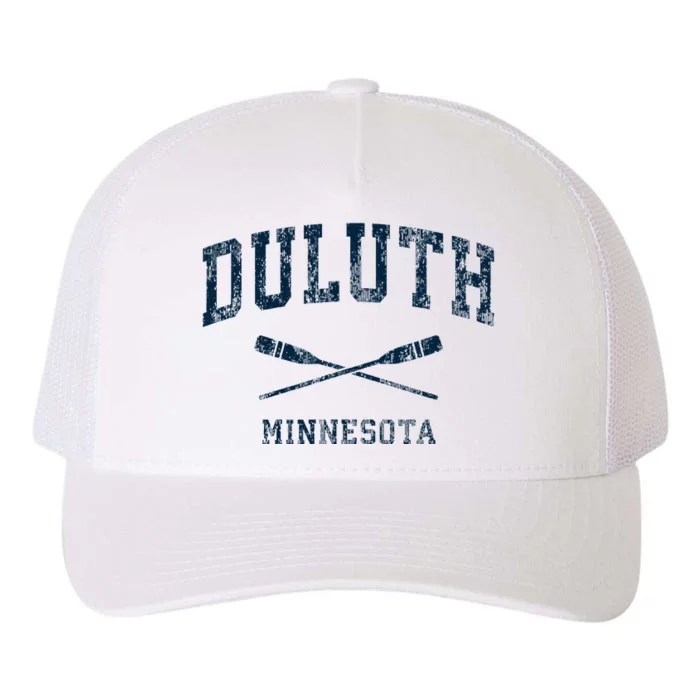 Duluth Minnesota Vintage Nautical Paddles Sports Oars Yupoong Adult 5-Panel Trucker Hat