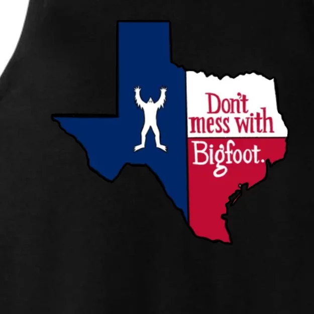 Don't Mess With Bigfoot Ladies Tri-Blend Wicking Tank