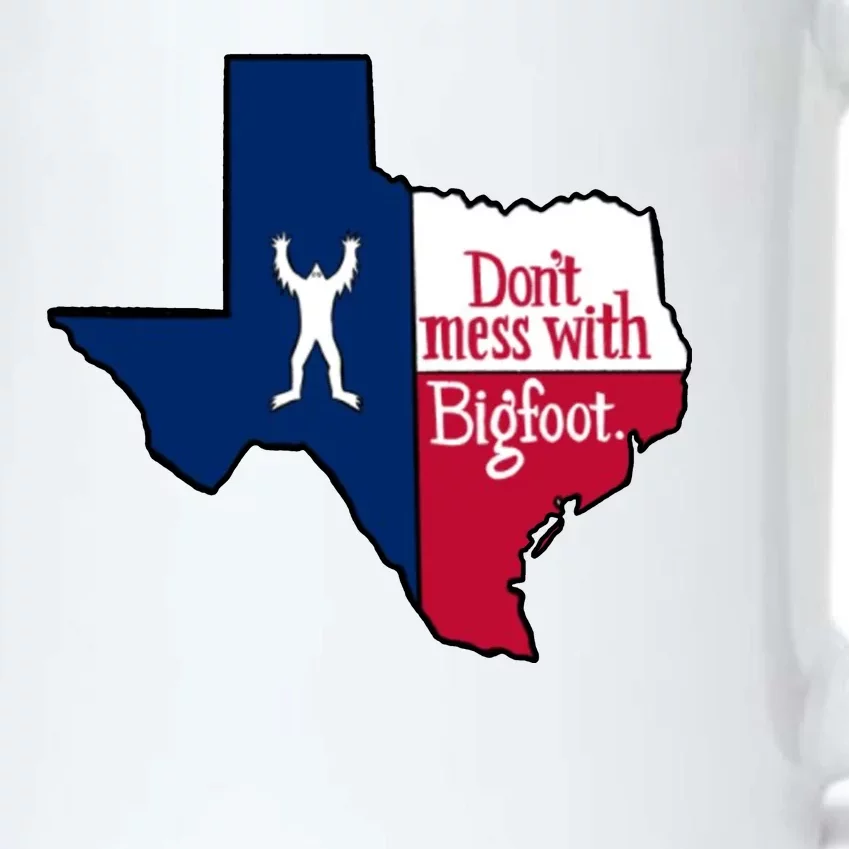 Don't Mess With Bigfoot Black Color Changing Mug