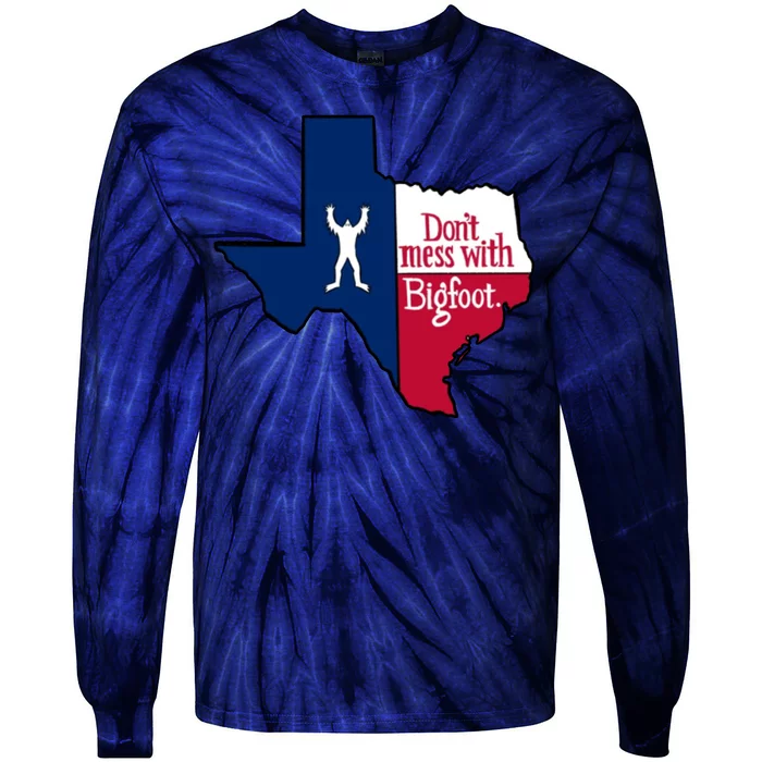 Don't Mess With Bigfoot Tie-Dye Long Sleeve Shirt