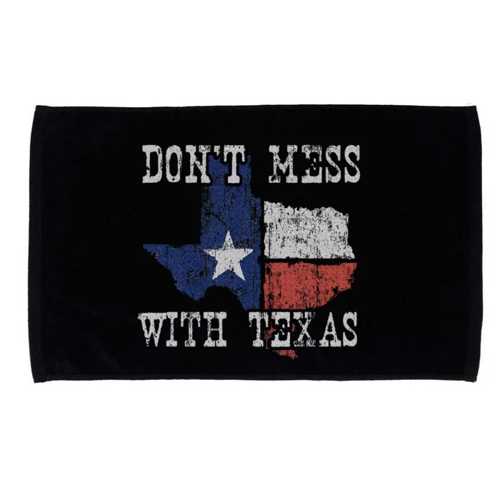 DonT Mess With Vintage Texas Longhorn Lone Star State Microfiber Hand Towel