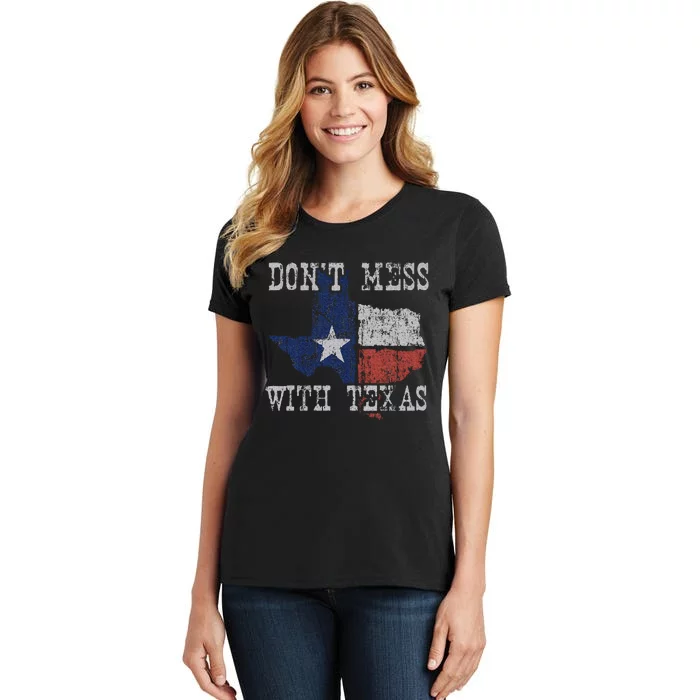 DonT Mess With Vintage Texas Longhorn Lone Star State Women's T-Shirt