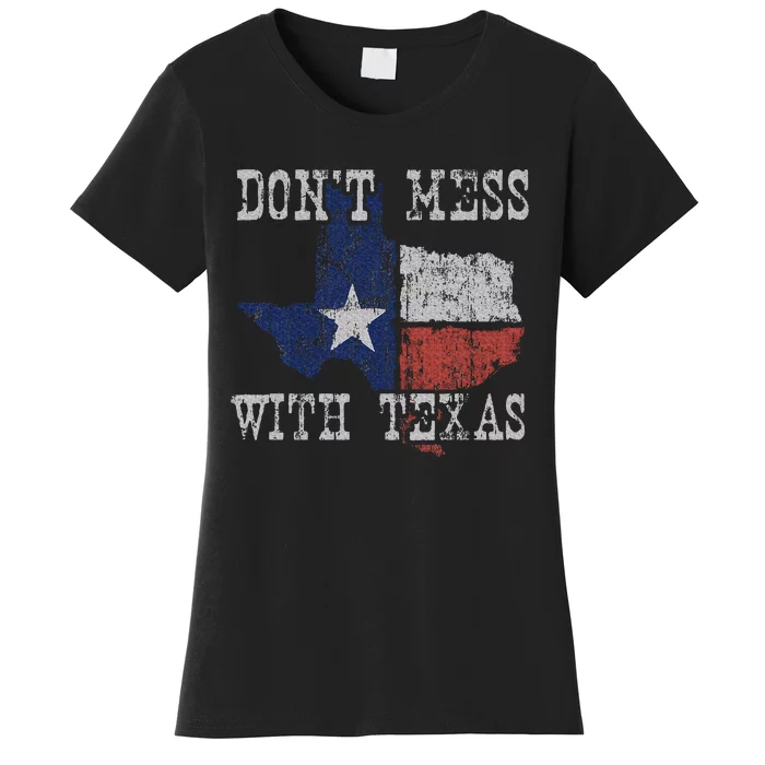 DonT Mess With Vintage Texas Longhorn Lone Star State Women's T-Shirt