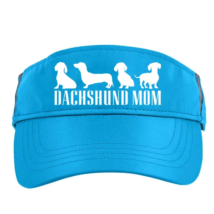 Dachshund Mom Wiener Doxie Graphic Dog Lover Cool Gift Adult Drive Performance Visor