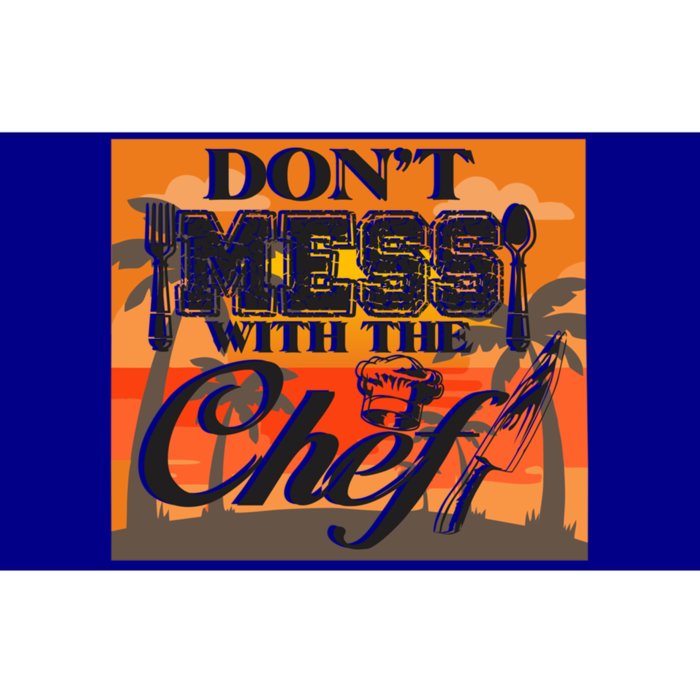 Dont Mess With The Chef Funny Cook Food Gift Bumper Sticker