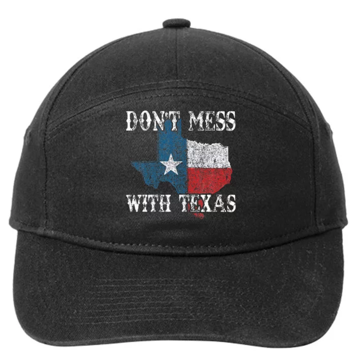 Dont Mess With Vintage Texas Longhorn Lone Star State 7-Panel Snapback Hat